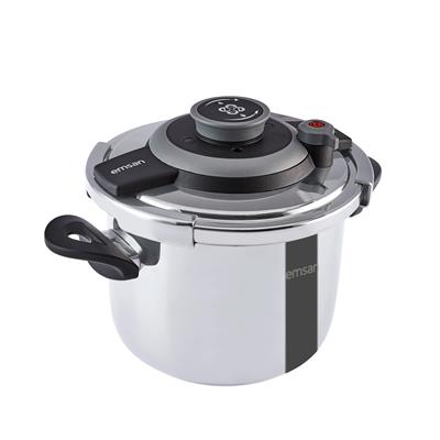 Emsan Vera 4+6 Lt Siyah  Düdüklü