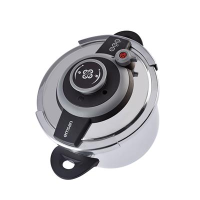 Emsan Vera 4+6 Lt Siyah  Düdüklü