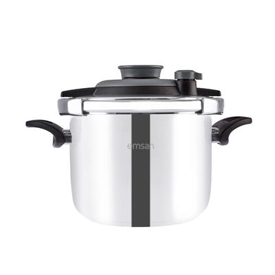 Emsan Vera 4+6 Lt Siyah  Düdüklü