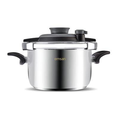 Emsan Vera 6 Lt Siyah  Düdüklü