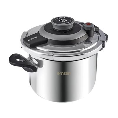 Emsan Vera 6 Lt Siyah  Düdüklü