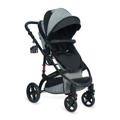 Enty Baby İnsignia Travel  Bebek Arabası Siyah / Siyah Gri