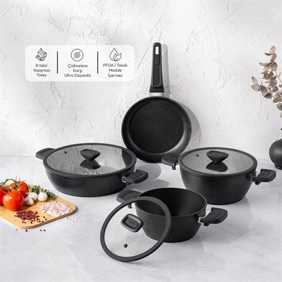 Emsan Dıamente 7 Parça Tencere Seti
