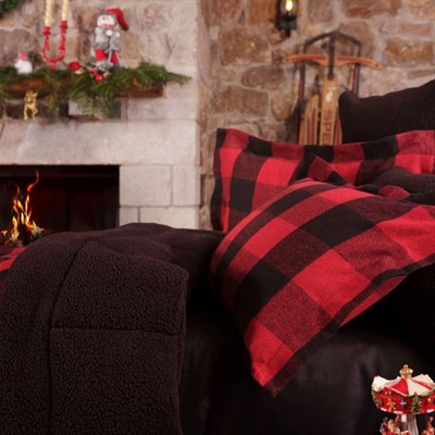 Karaca Mountaın Kırmızı/siyah Çift Kişilik Cozy Comfort