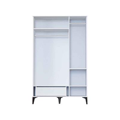 Levent Tire 3 Kapılı Dolap Dolap Beyaz