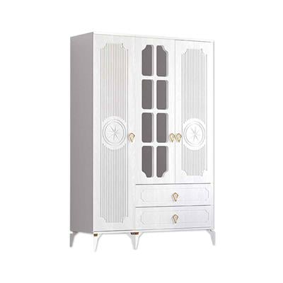 Levent Uzay Country 3 Kapılı 2 Çekmeceli Dolap Beyaz