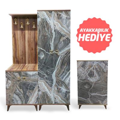 Neco 8016 Efe Portmanto Ayakabılık Hediyeli