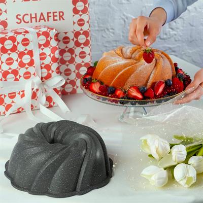 Schafer 1s0831-23001-gri06 Cory Rüzgar Döküm Kek Kalıbı 1 Prç Gri