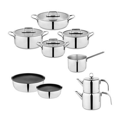 Schafer 1s2445-29001-ınx01 Grande Mia Çelik Çeyiz Seti 16 Parça İnox