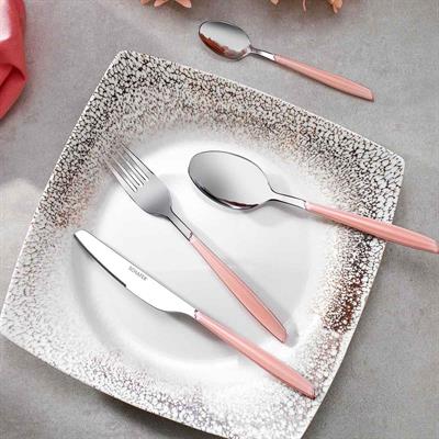 Schafer 1s4657-11001-pem01 Mona 24 Parça Çatal Kaşık Bıçak Takımı Pembe