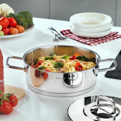 Schafer 1s5713-13002-ınx02 New Prime8 Parça Çelik Tencere Seti Inox