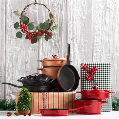 Schafer 1s5737-20003-ros01 Pro Cast Mini Döküm Tencere Seti 5 Prç Rosegold