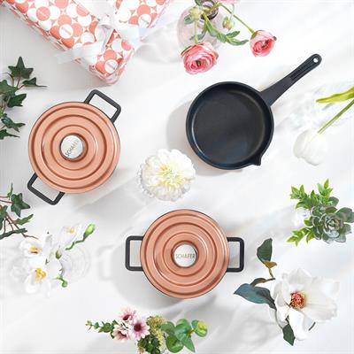 Schafer 1s5737-20003-ros01 Pro Cast Mini Döküm Tencere Seti 5 Prç Rosegold