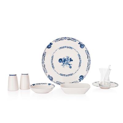 Schafer 1s7627-02001-lac02 Vivian Kahvaltı Takımı 32 Parça Lacivert02