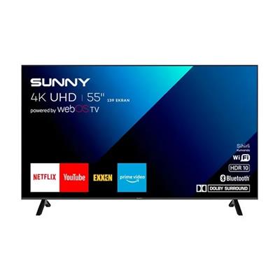 Sunny Sn55fmn252-s Frameless 55 Inc 140 Ekran Uhd 4k Webos Smart Led Tv