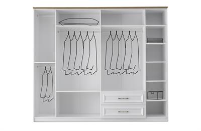 Vize Alsara 6 Kapılı Dolap