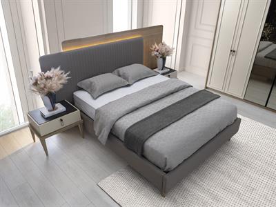 Vize Galata Çift Kişilik Başlıklı   Bazalı Karyola