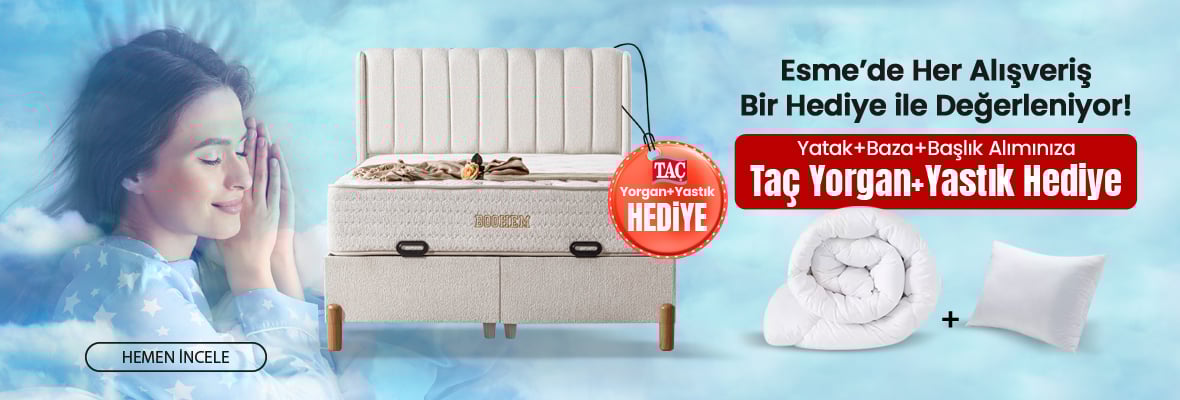 Yorgan Yastık Hediye