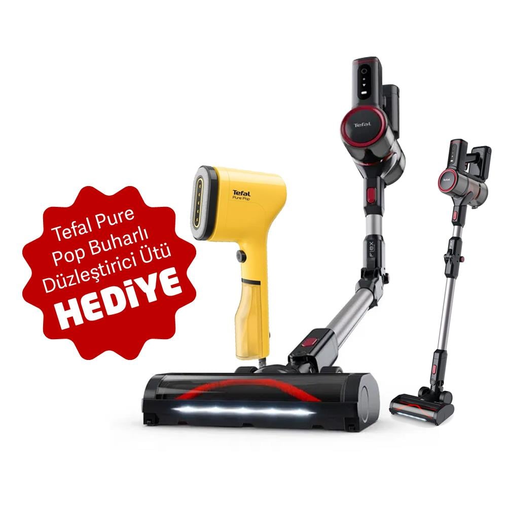 Tefal Ty6T90Tr X-Force Flex 8.60 Max (Aqua)Dikey Süpürge - Esme Avm