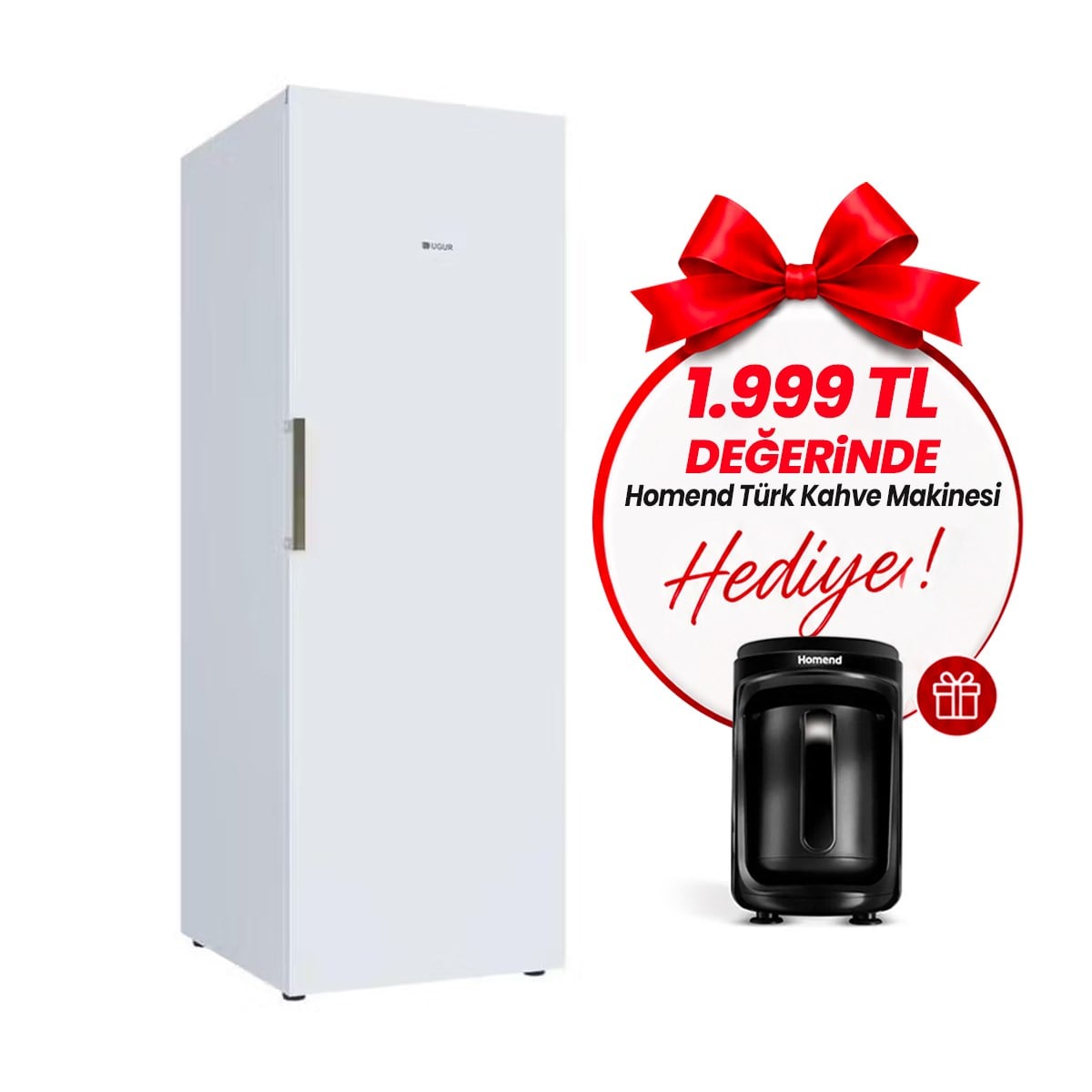 Uğur UED 7266 DTK Dikey Derin Dondurucu - Esme Avm