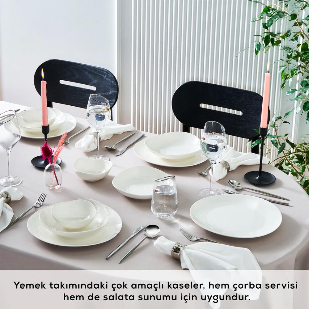 Service de Table Streamline Rubicon 24 Pièces pour 6 Personnes