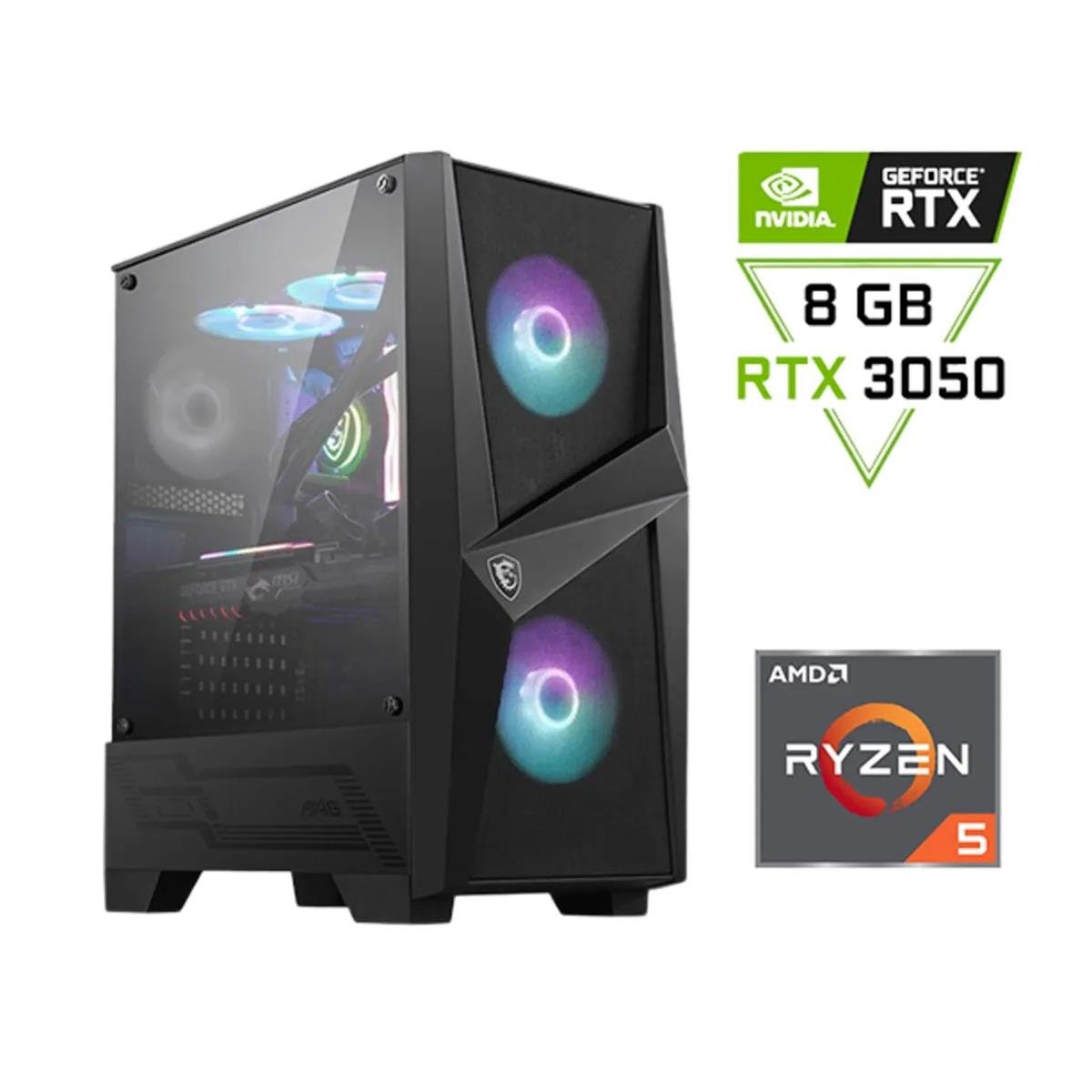 Msi-5516512 Ryzen 5 5500/16Gb Ram/512Gb M2 Ssd/3050 8Gb Vga Msi-5516512 Ryzen 5 5500/16Gb Ram/512Gb M2 Ssd/3050 8Gb Vga