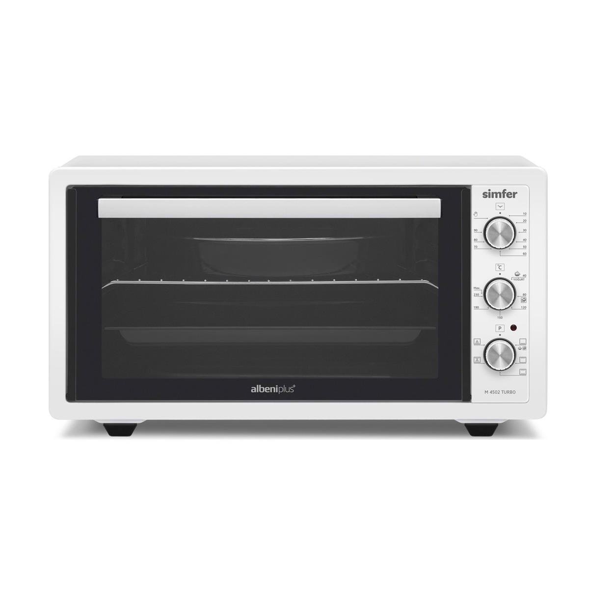 Simfer M 4502 Beyaz Turbo Albeni MIDI Fırın - Esme Avm