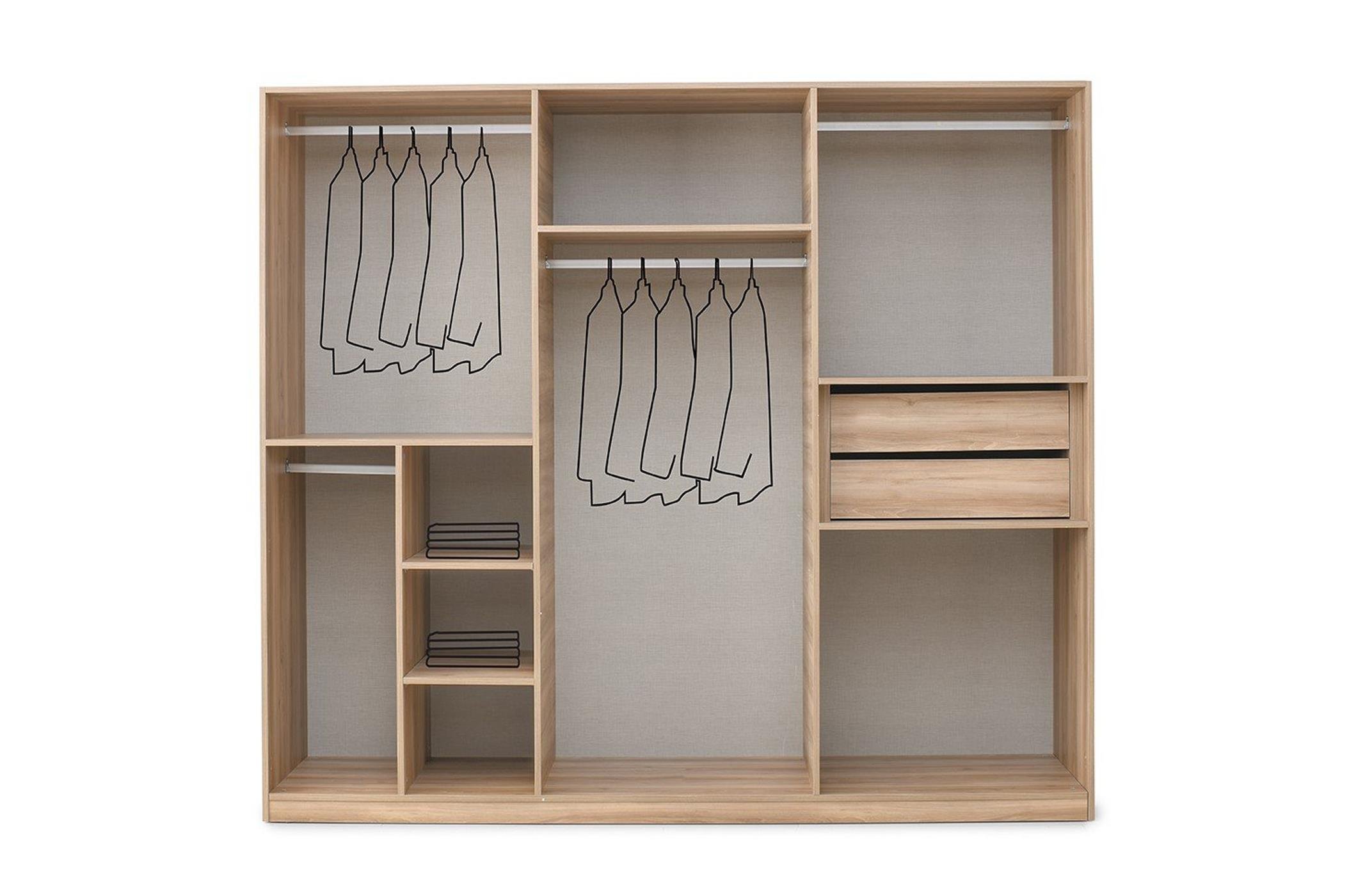 Vize Zen 6 Kapılı Dolap