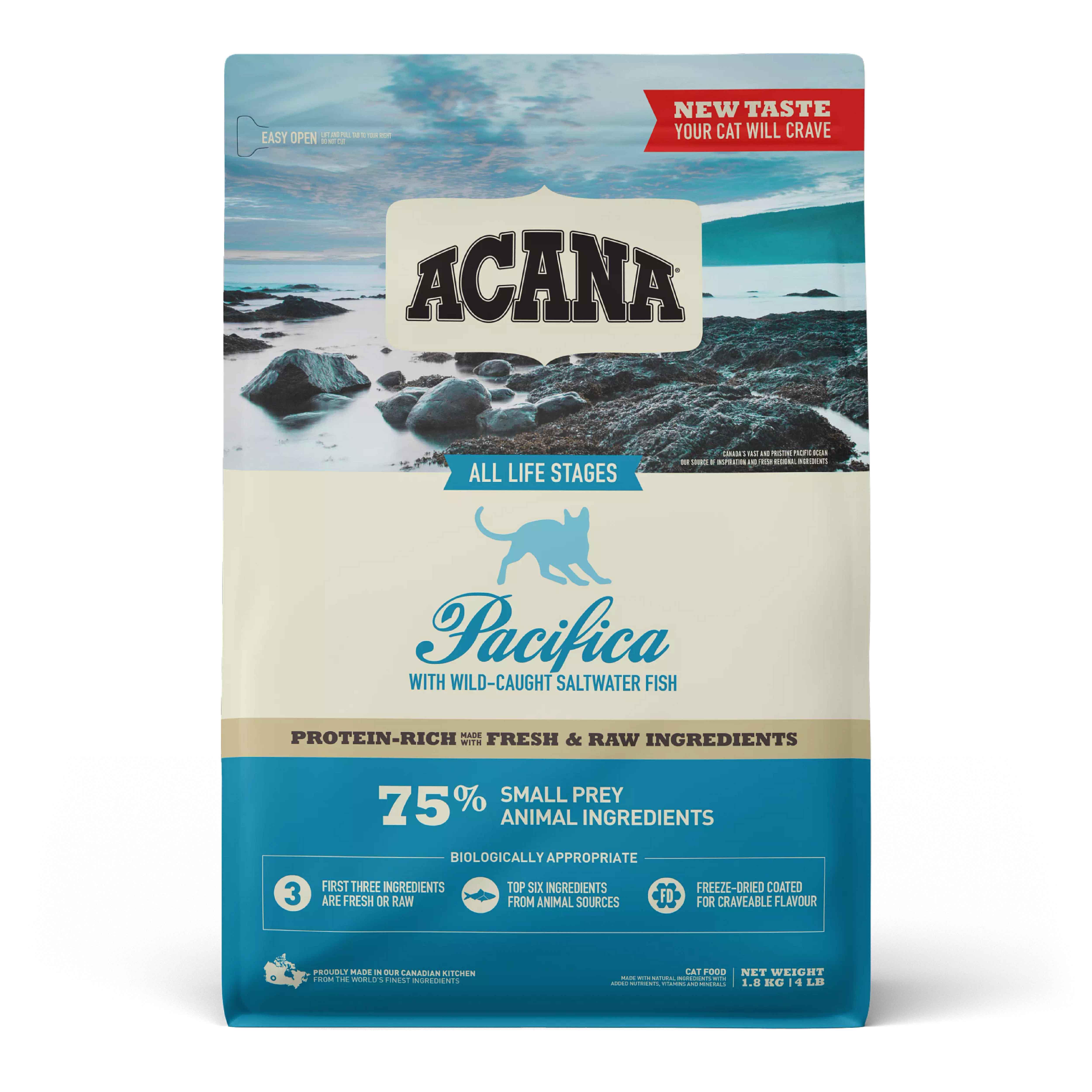 Acana Pacifica Balıklı Kedi Maması 1.8 Kg (Tüm Irk ve Yaşam Evreleri İçin)