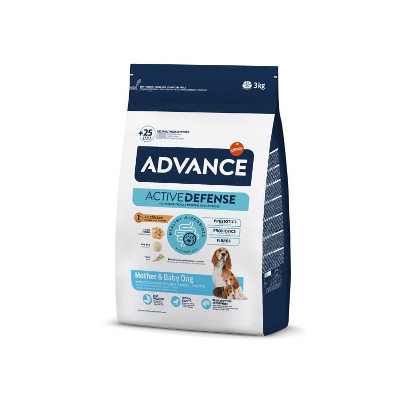 Advance Dog Puppy Protect Initial Tavuklu Yavru Emziren Anne ve Hamile Köpek Maması 3 Kg