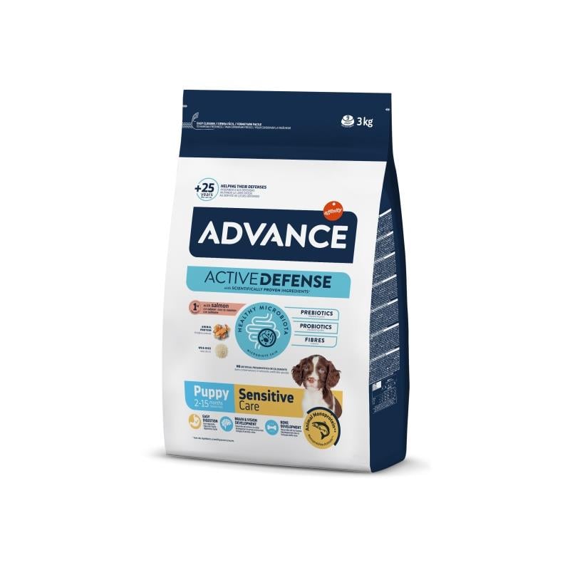 Advance Dog Puppy Sensitive Somonlu Yavru Köpek Maması 3 Kg