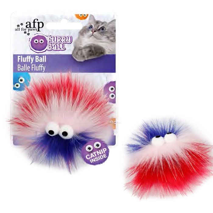 Afp Furry Ball-Fluffer Catnipli Pembe 9,5x9x5x5 Cm