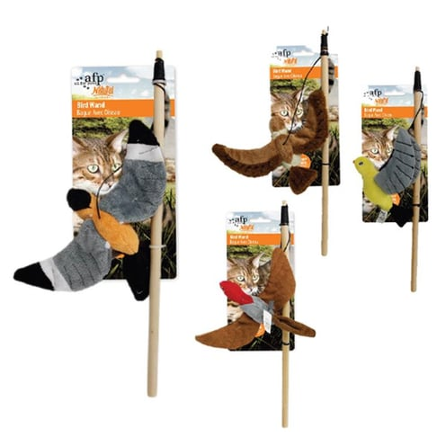 Afp Natural Instinct Kuş Şekilli Peluş Kedi Oltası 18x13,5x6,5 Cm