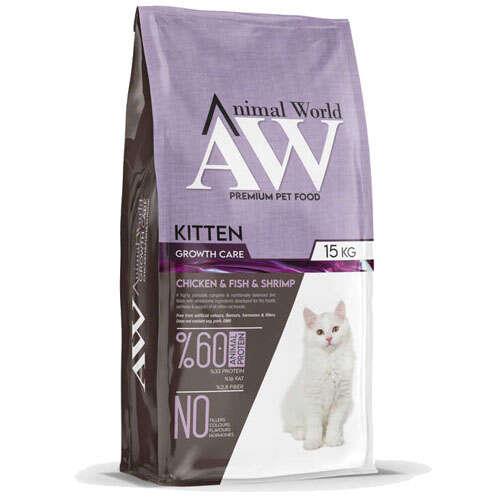 Animal World Kitten Growth Care Yavru Kedi Maması 15 Kg
