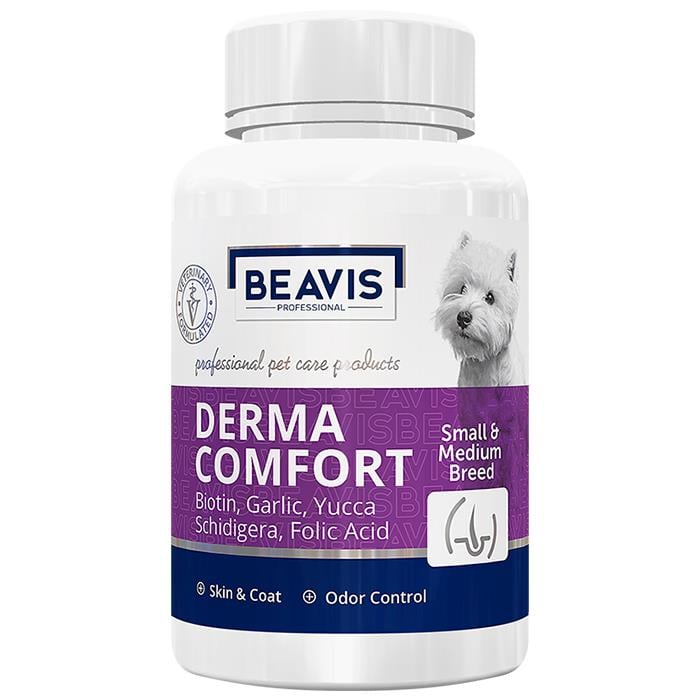 Beavis Küçük ve Orta Irk Köpekler için Yucca - Biotin ve Probiyotik Katkılı Sarımsaklı Bira Mayası Destekli Tablet 75 Gr 150 Tablet