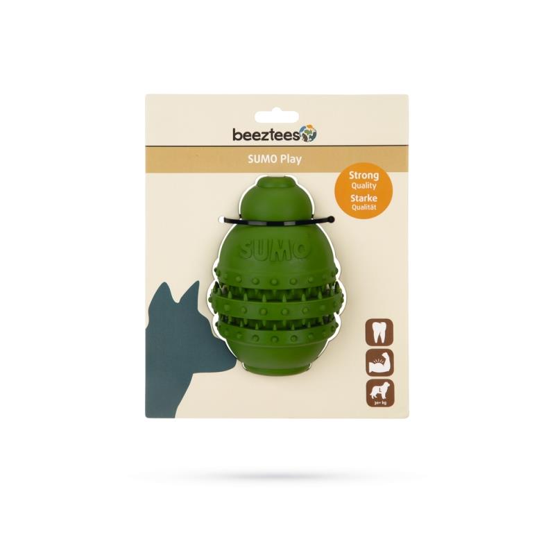 Beeztees Sumo Diş Bakımı Dayanıklı Köpek Oyuncağı Yeşil 10x10x15 Cm