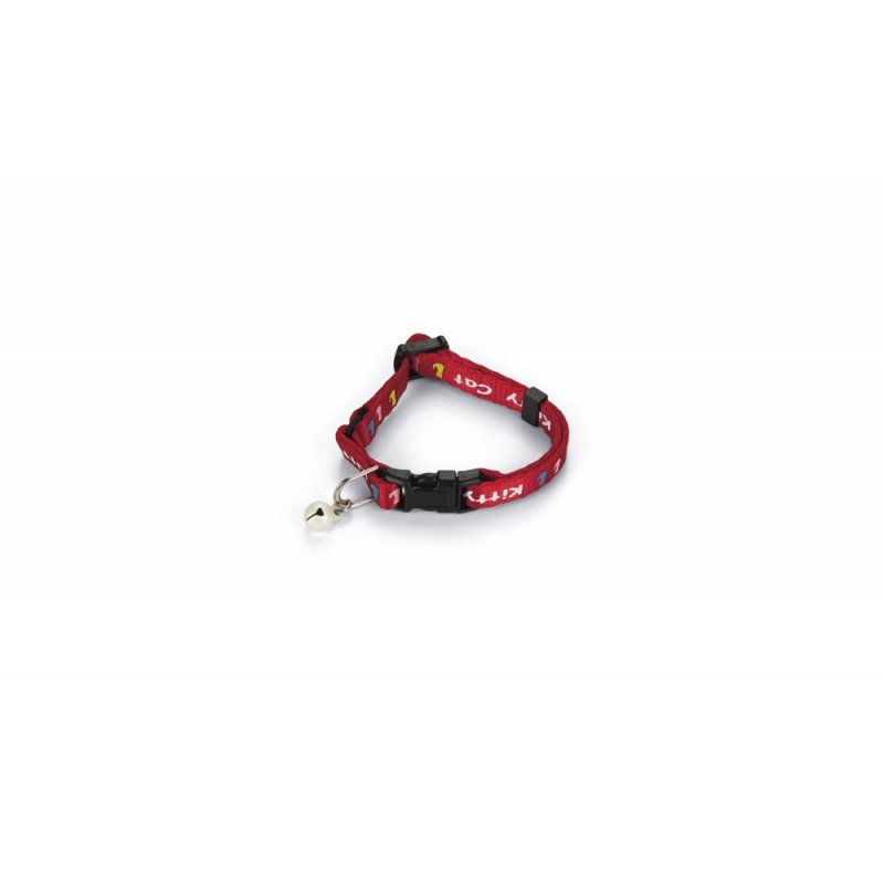 Beeztees Yavru Kedi Boyun Tasması 23cm Kırmızı