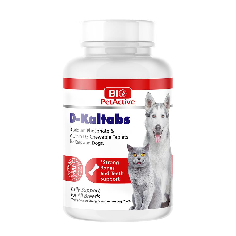 Bi PetActive Kedi̇ Ve Köpekler İçin Kalsiyum Tablet 126 Gr. (84 Tablet)