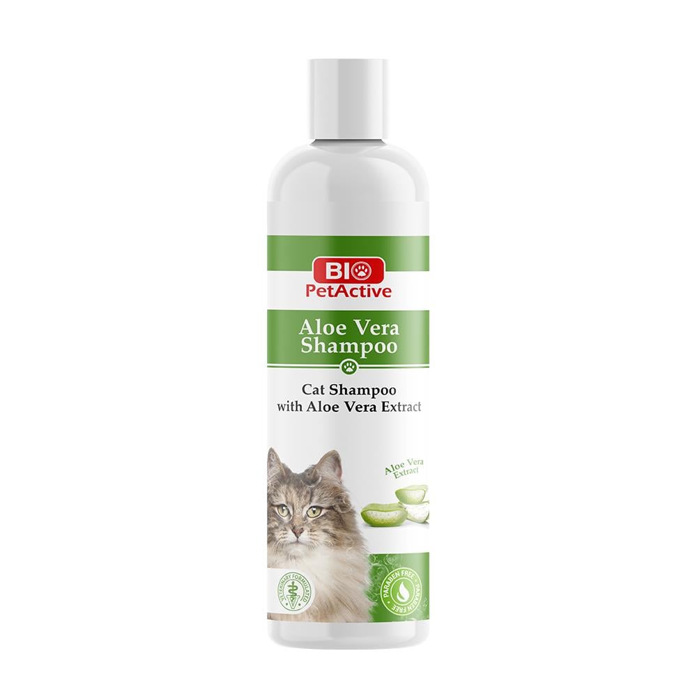 Bio PetActive Aloe Vera ve Buğday Özlü Şampuan Kedi̇ler İçi̇n 250 Ml.