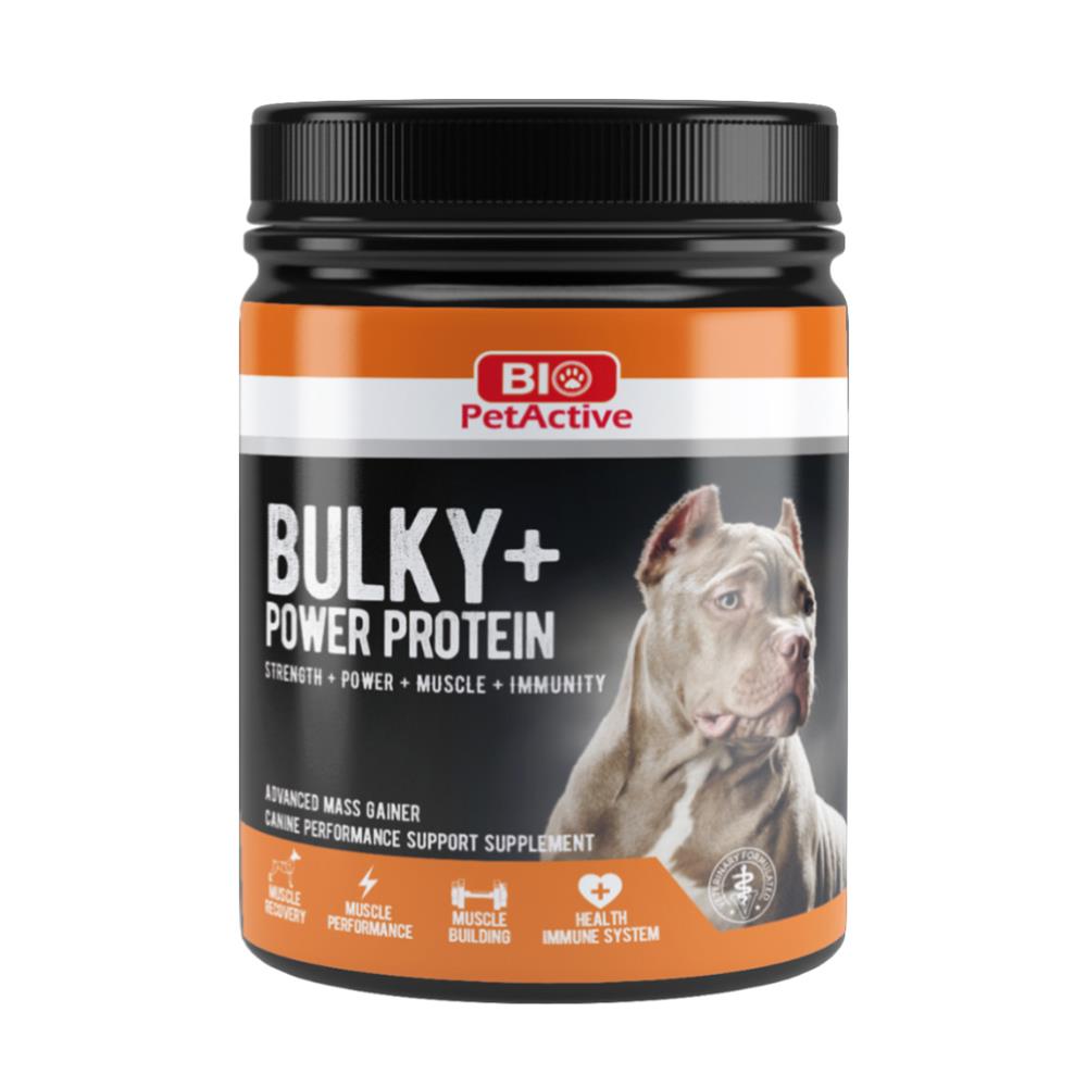 Bio PetActive Bulky Power  Köpekler için Kas Geliştirici Toz Vitamin 368 Gr.