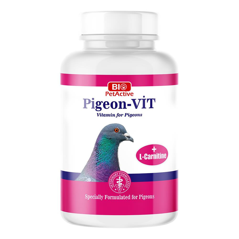 Bio PetActive Pigeon-Vit (Güvercinler İçin L-Carnitine İçeren Vitamin) 150 Gr.