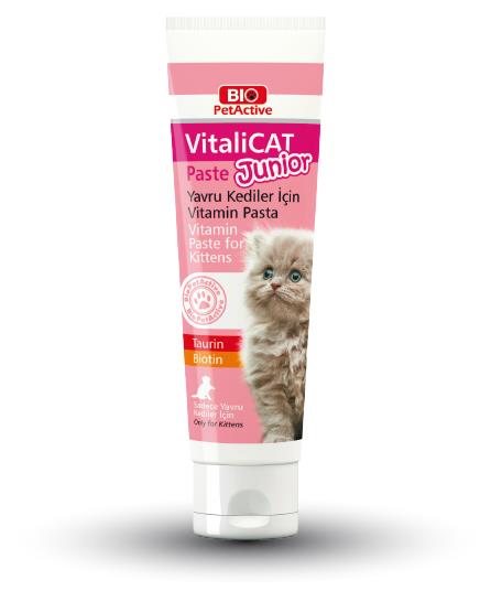 Bio PetActive Vitalicat Junior Yavru Kedi Vitamin Macunu 100 Ml