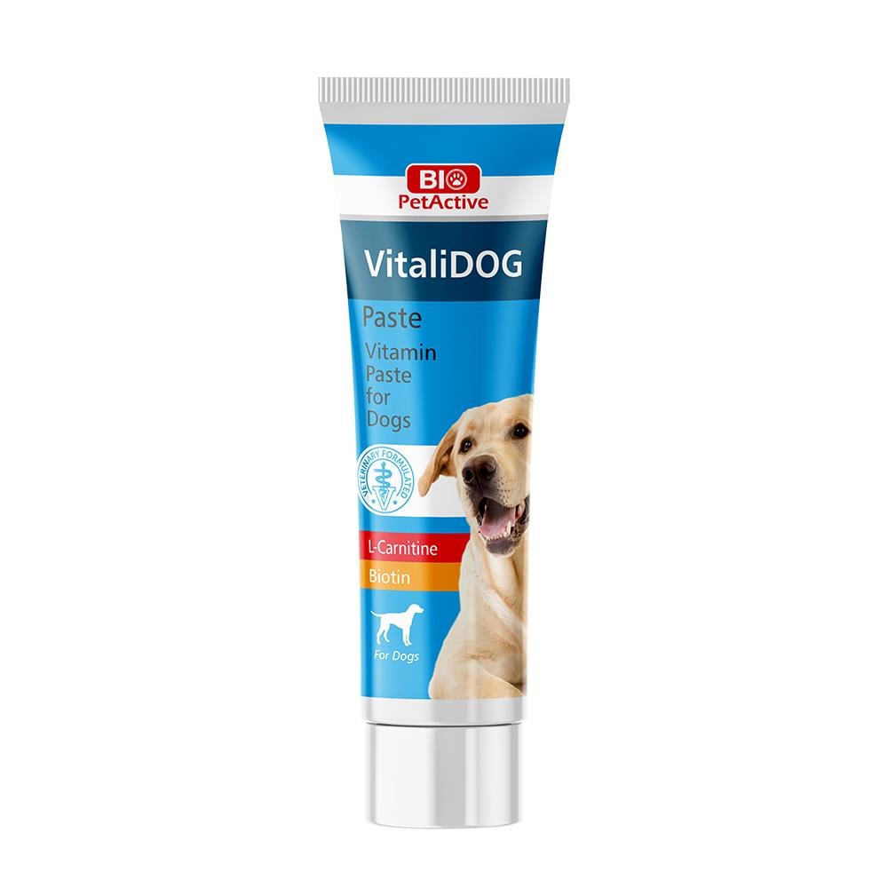 Bio PetActive Vitalidog Paste Yeti̇şki̇n Köpekler İçi̇n Vi̇tami̇n Paste 100 Ml.