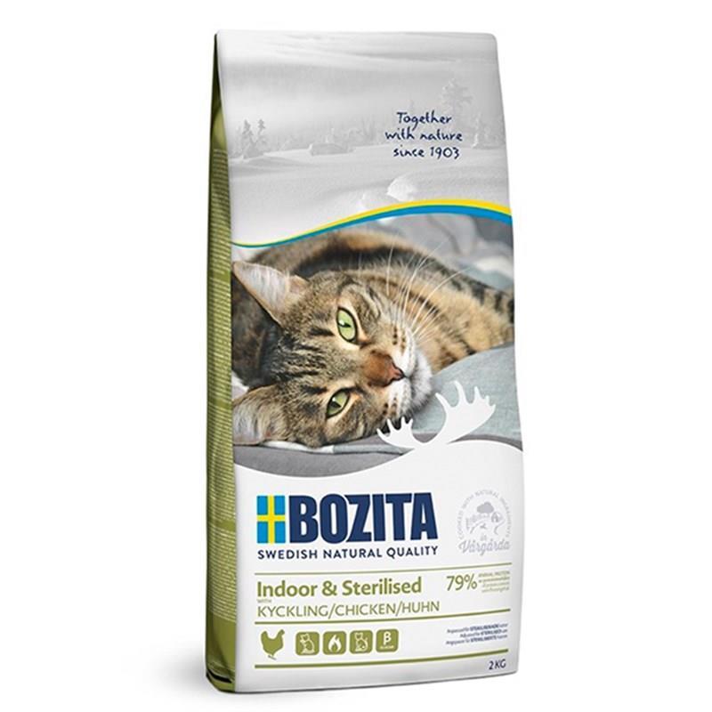 Bozita Indoor Ev Kedileri İçin Tavuklu Kısırlaştırılmış Kedi Maması 10 Kg
