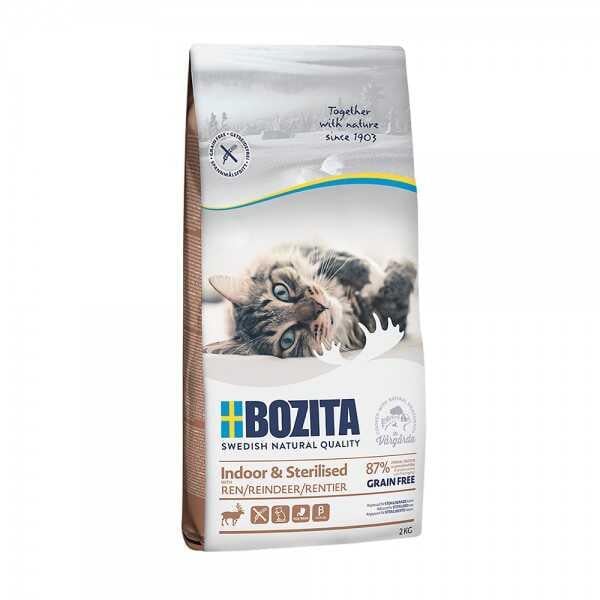 Bozita Indoor Sterilised Tahılsız Geyik Etli Kısırlaştırılmış Kedi Maması 10 Kg