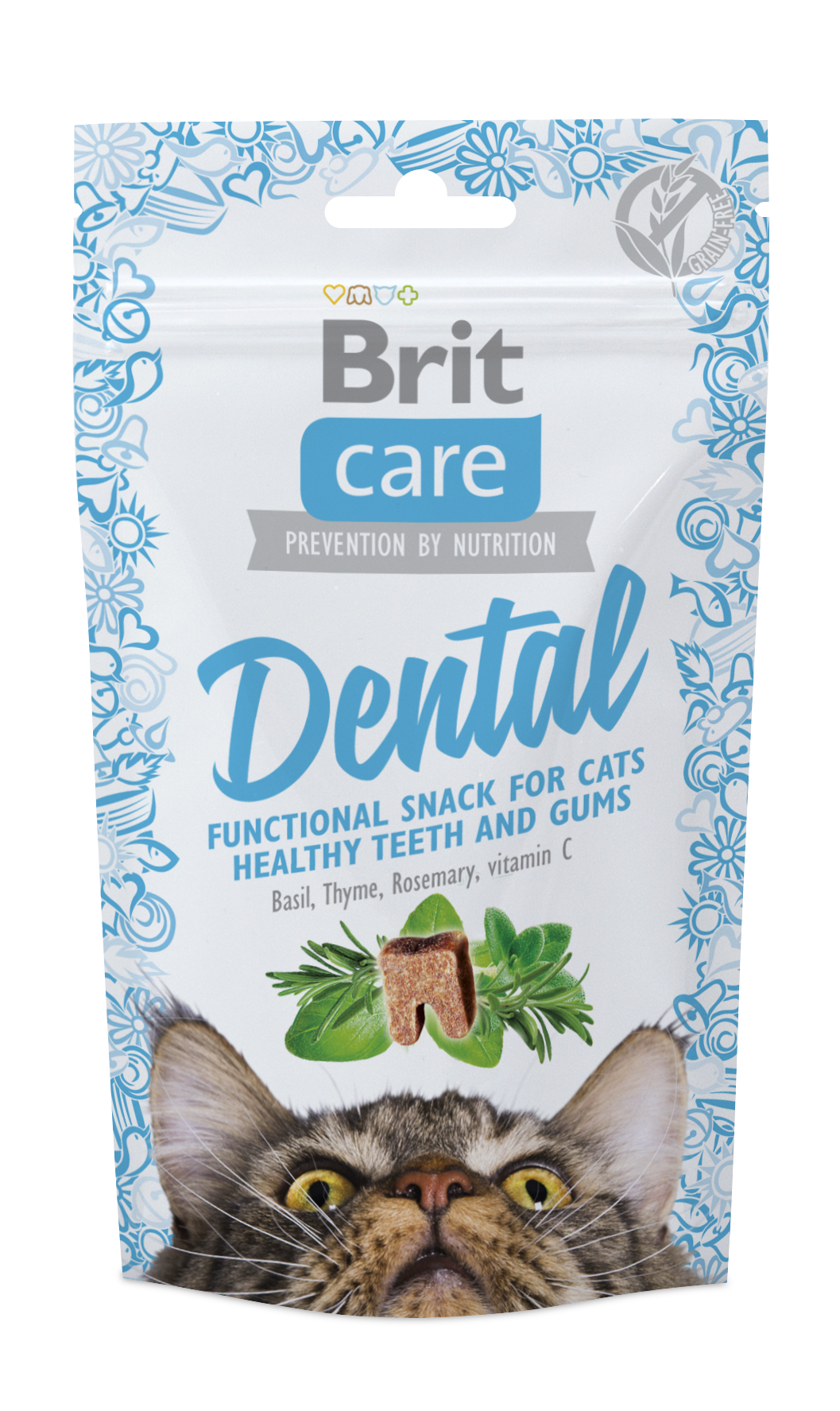 Brit Care Dental Diş Sağlığı İçin Tahılsız Kedi Ödül Maması 50 Gr