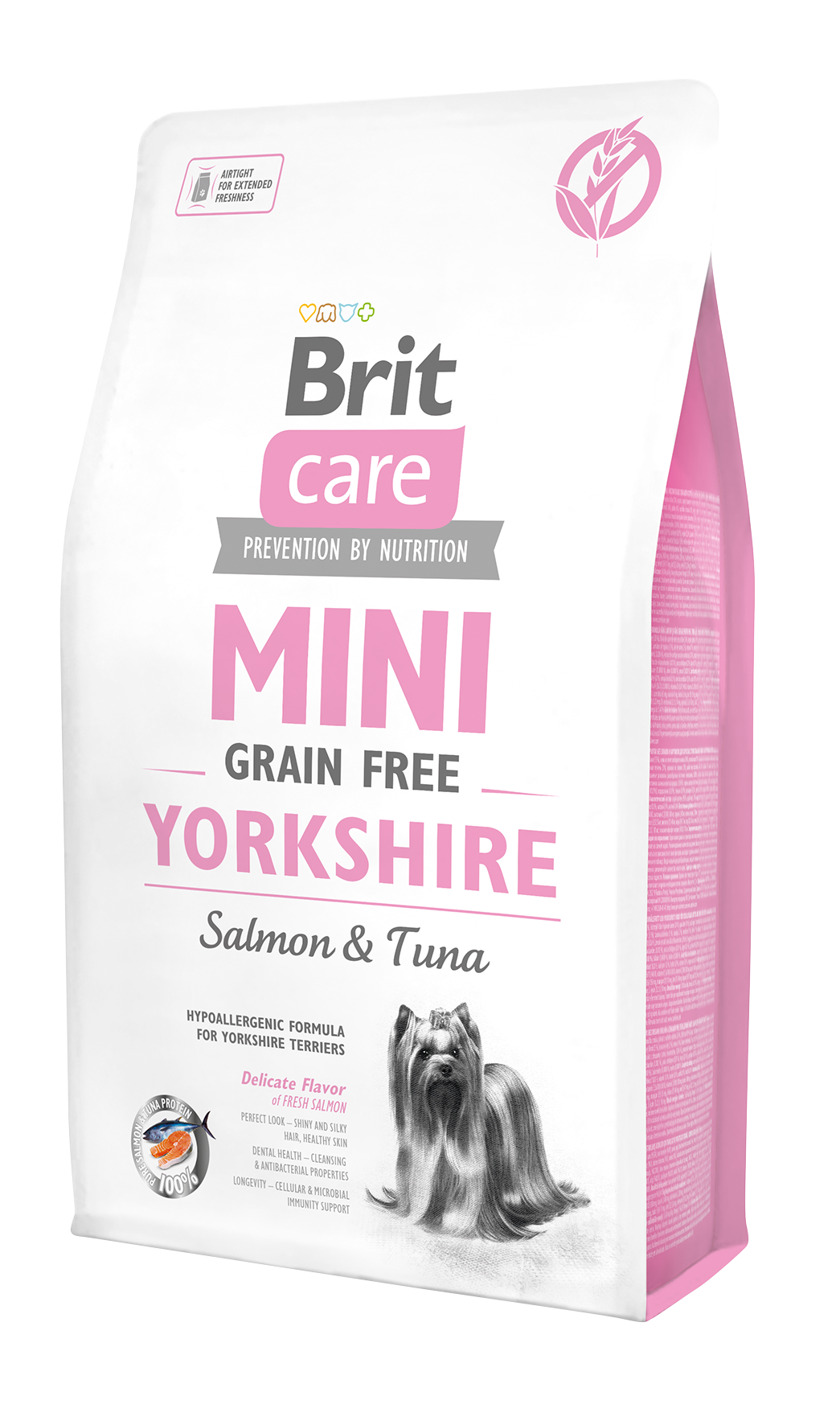 Brit Care Mini Yorkshire Somonlu Tahılsız Küçük Irk Yetişkin Köpek Maması 2 Kg
