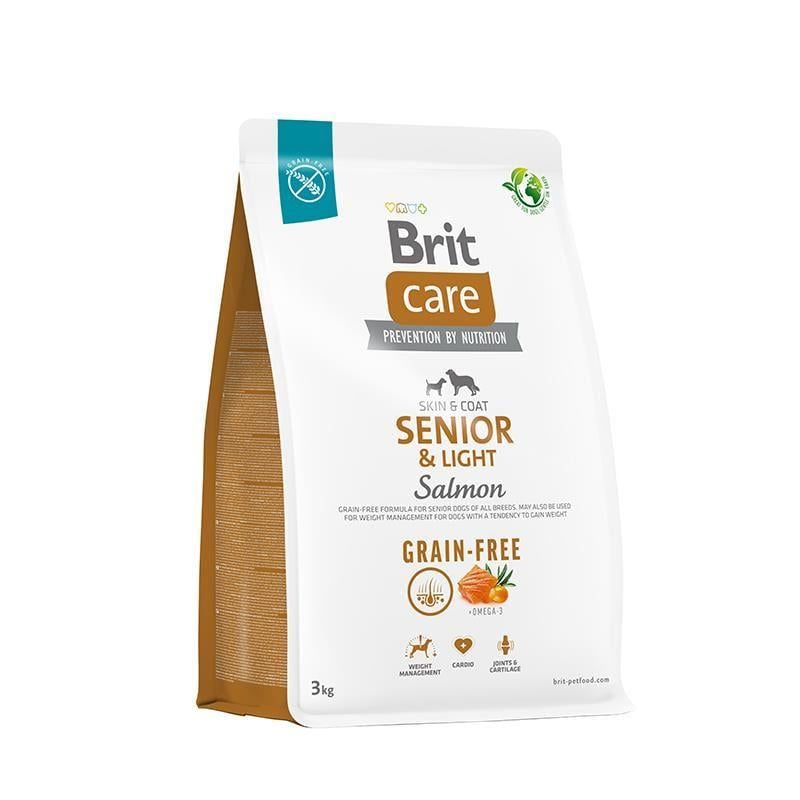 Brit Care Senior&Light Somonlu Tahılsız Yaşlı Köpek Maması 3 Kg