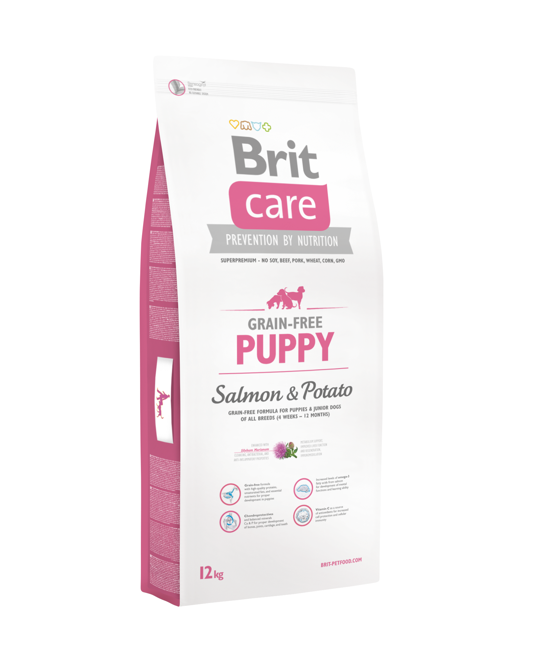 Brit Care Skin&Coat Tüm Irklar İçin Somonlu ve Patatesli Tahılsız Yavru Köpek Maması 12 Kg