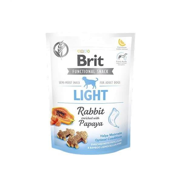 Brit Light Tavşanlı ve Papayalı Kilo Kontrolü Destekleyici Köpek Ödülü 150 Gr